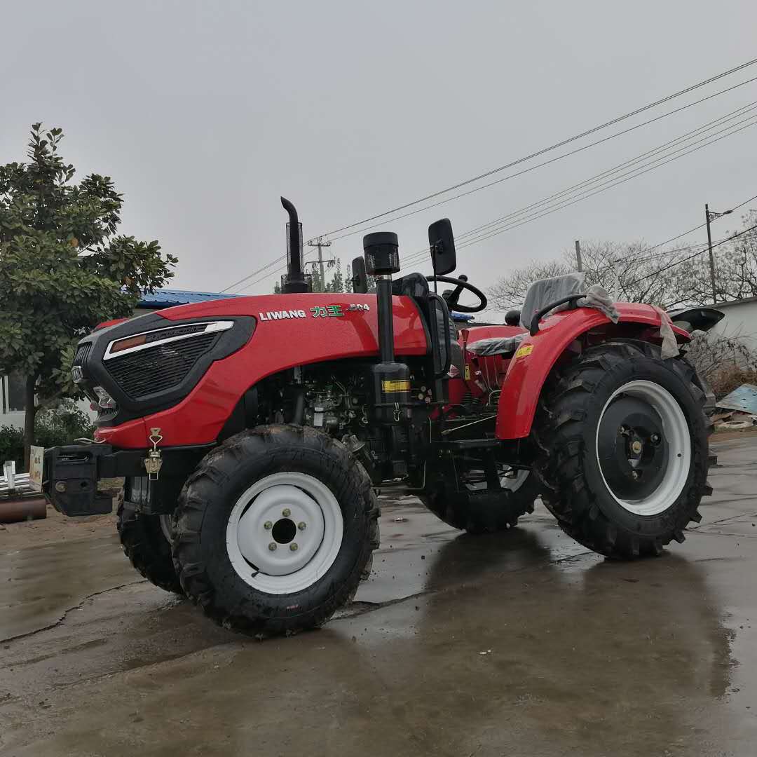 加重型四驱农耕拖拉机 力王504拖拉机 南方水旱田配套旋耕松土机