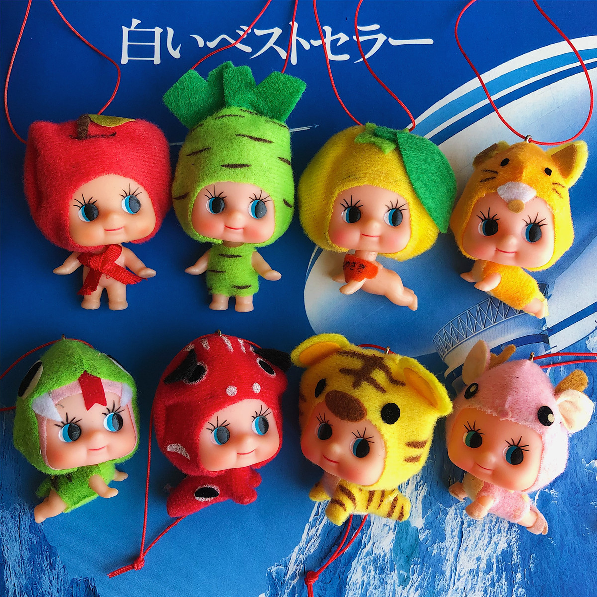 日本 文化屋 地区限定 kewpie 沙拉酱 丘比娃娃 公仔挂件