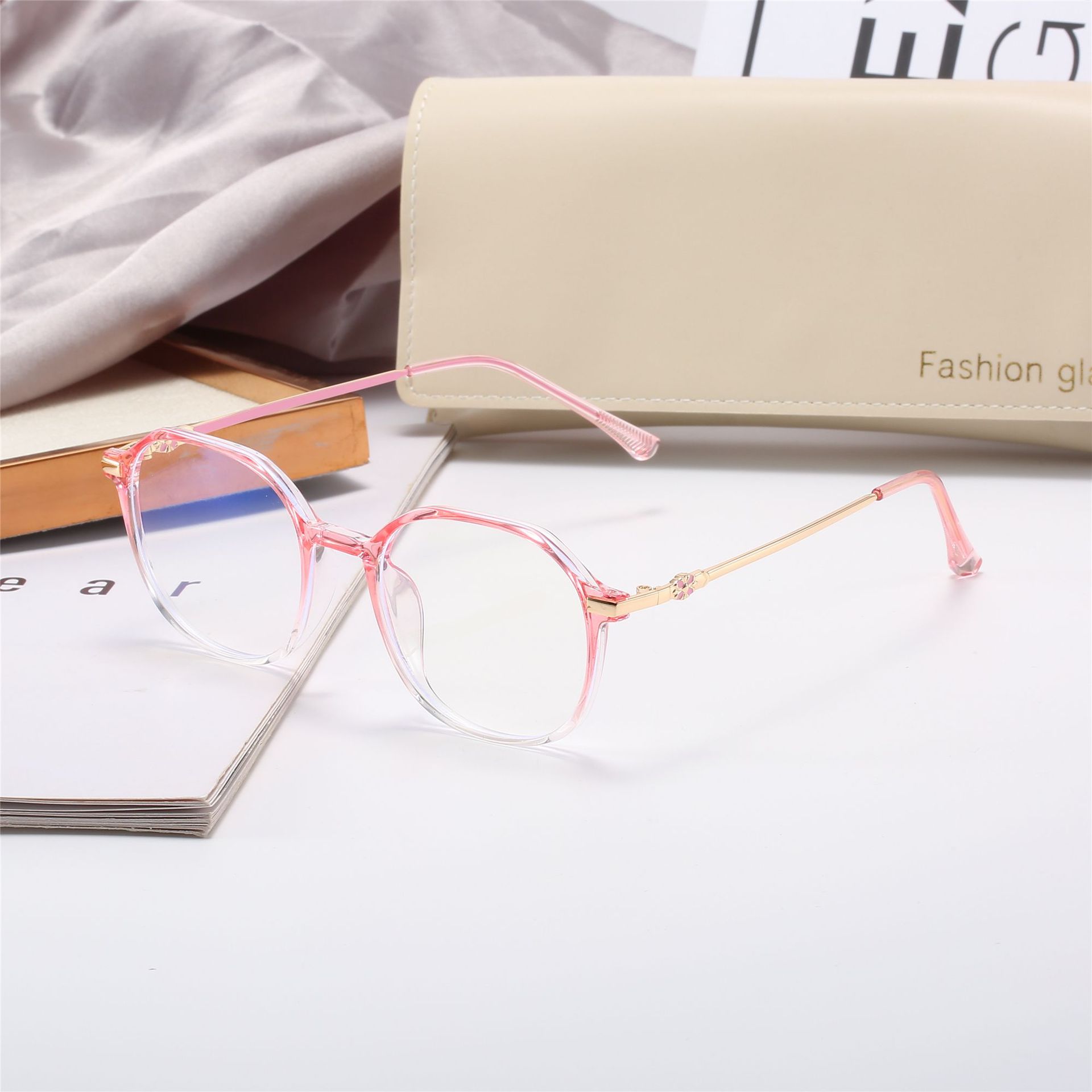 2021款韩版防蓝光眼镜 tr90金属复古平光镜ins小清新学生文艺镜框