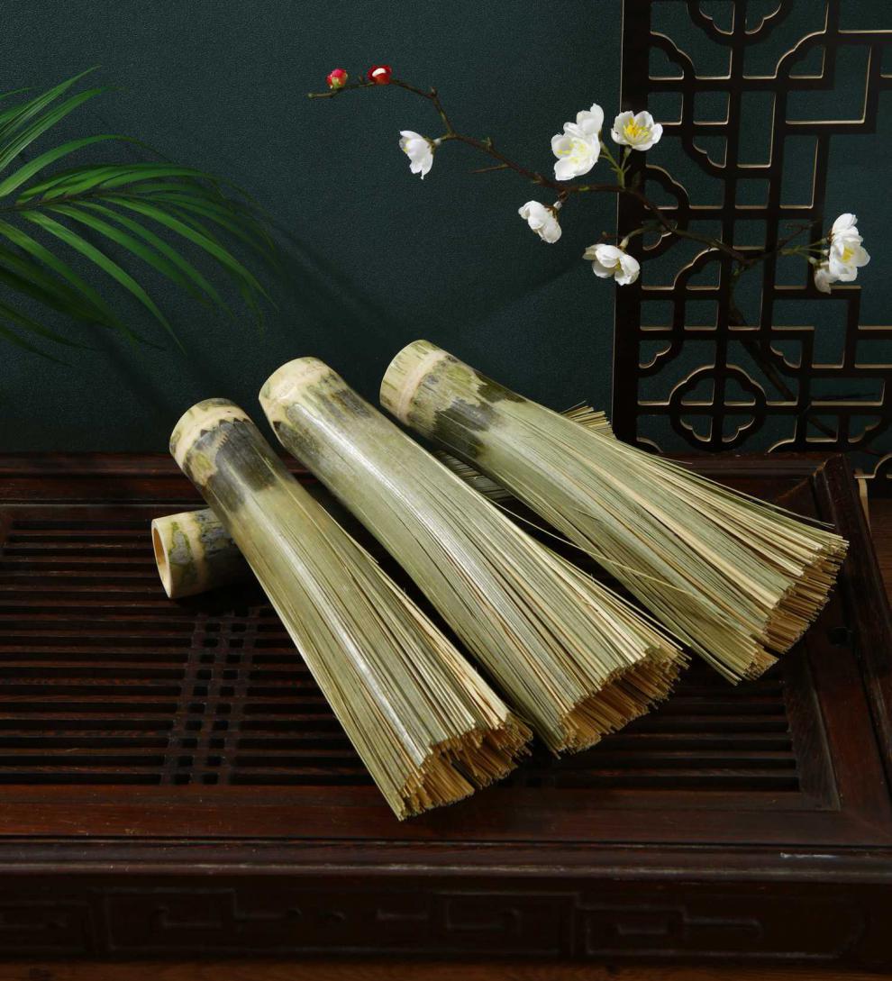 制作竹刷锅竹片洗锅刷清洁厨房用刷饭店酒店洗