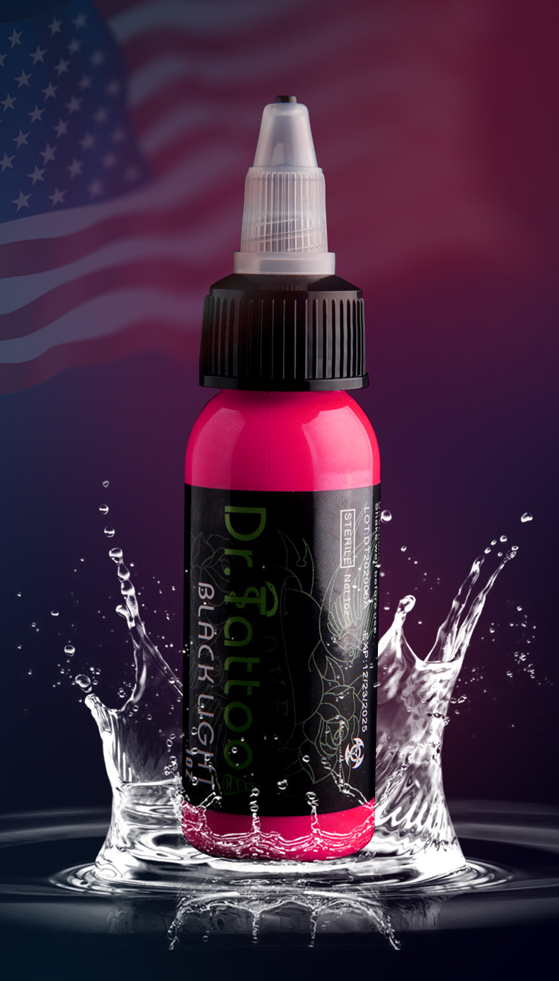 魔术师纹身器材 纹身彩色荧光色料 夜光纹身色料人体彩绘荧光