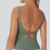 代发跨境速卖通Double Straps Backs Twisted Yoga Tank|ru 代发跨境速卖通Double Straps Backs Twisted Yoga Tank|ru