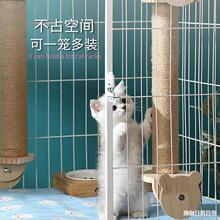 猫笼子搭配 立式剑麻猫抓柱子磨爪麻绳猫绳猫爬架猫玩具用品