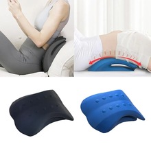 Memory Foam Back Traction Cushion Lumbar Support for Office
