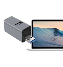 迷你拓展坞HUB分线器三合一 USB3.0多接口拓展坞集线器转换器