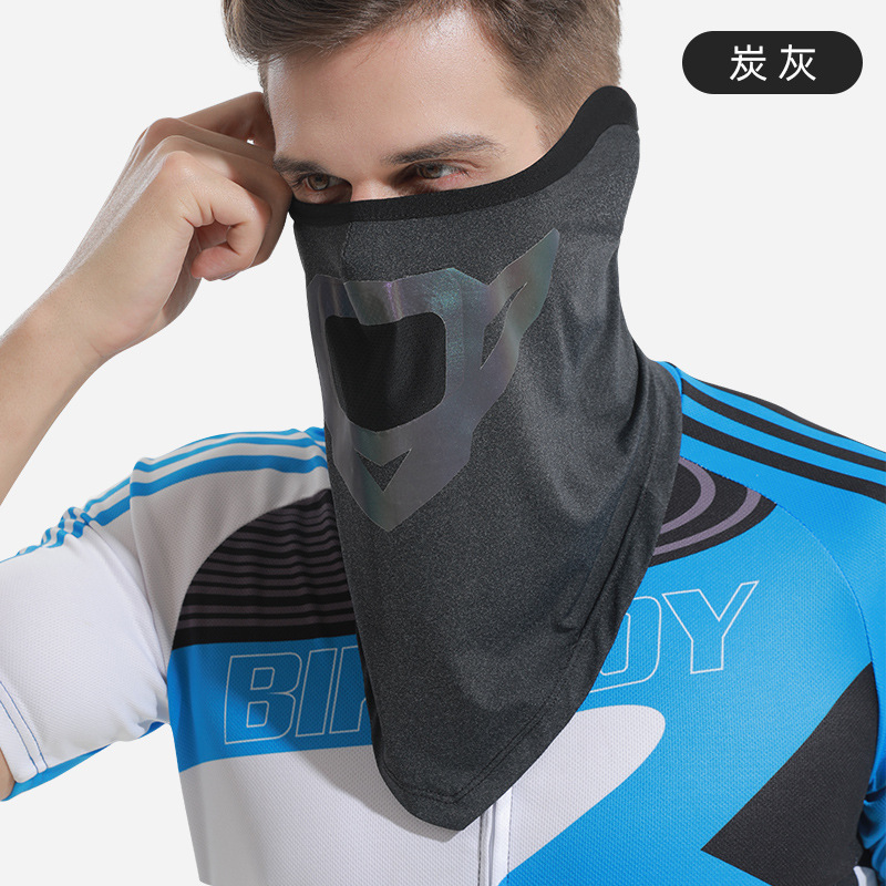 Cycling Sun Mask Men's Summer Outdoor UV-Proof Cold Feeling Magic Headband Breathable Neck Protection Bandana Xtj61