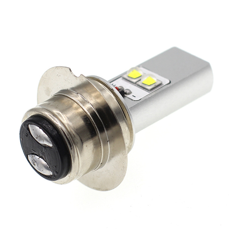 摩托车LED前大灯 P36D 6V-24V无极性远近光一体前照灯夜视