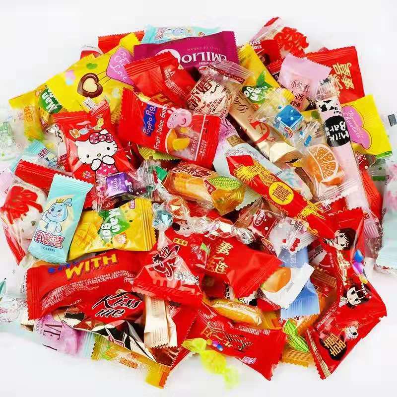 实惠装什锦糖杂拌糖混装喜糖婚庆糖果多口味混装婚宴喜糖100克5斤