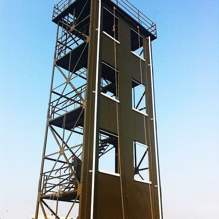 钢结构训练塔 厂家消防训练塔军营索降塔特警训练 训练塔