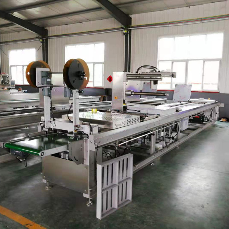 全自动真空拉伸膜包装机米线密封袋包装机米粉拉伸膜包装机
