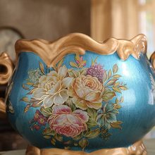 欧式复古陶瓷花瓶创意奢华家居客厅茶几电视柜摆件酒店高档装饰品