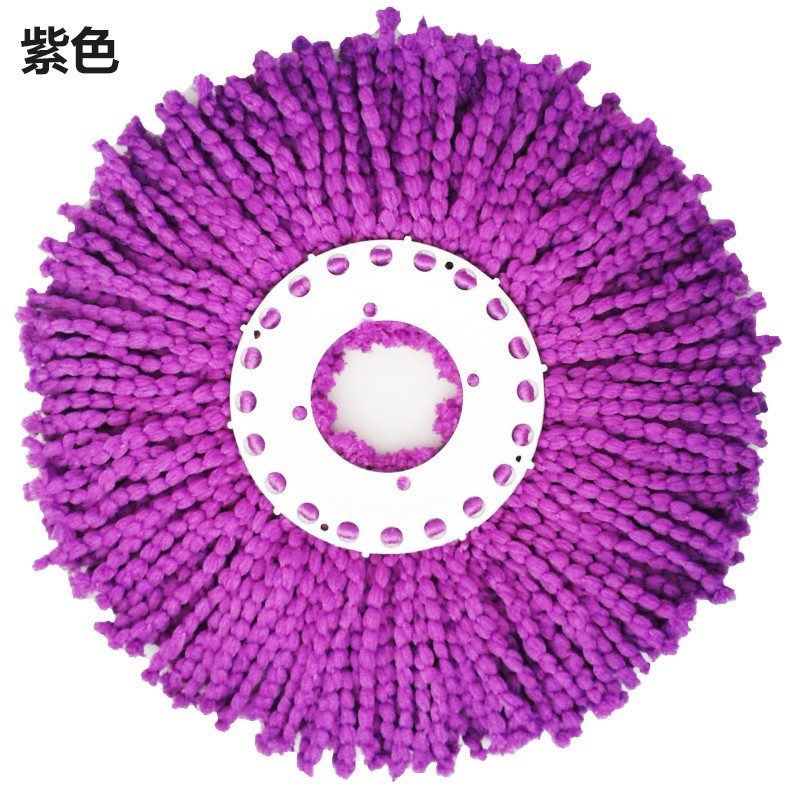 Wholesale Universal Thickened Mop Head Cloth Mop round Mop Head Non-Pure Cotton Wire Rotating Mop Mop Cloth Replacement