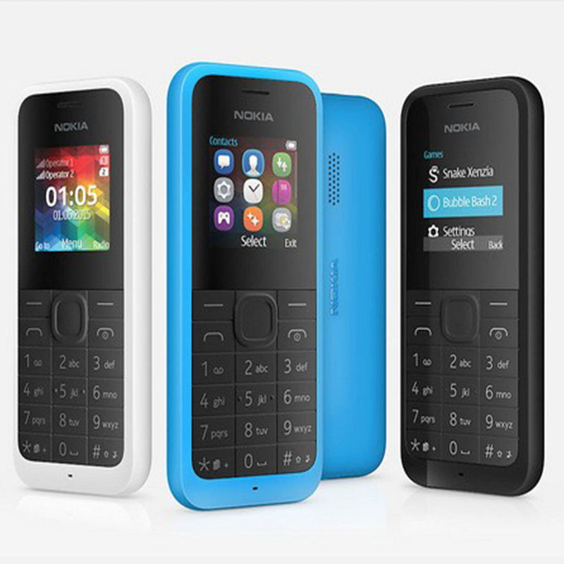 外贸适用诺基亚105 rm1133 双卡低端直板按键功能手机老人老年机
