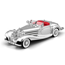 1:18大奔老爷车500K声光音效4s店展品汽车展厅展品摆件车迷收藏