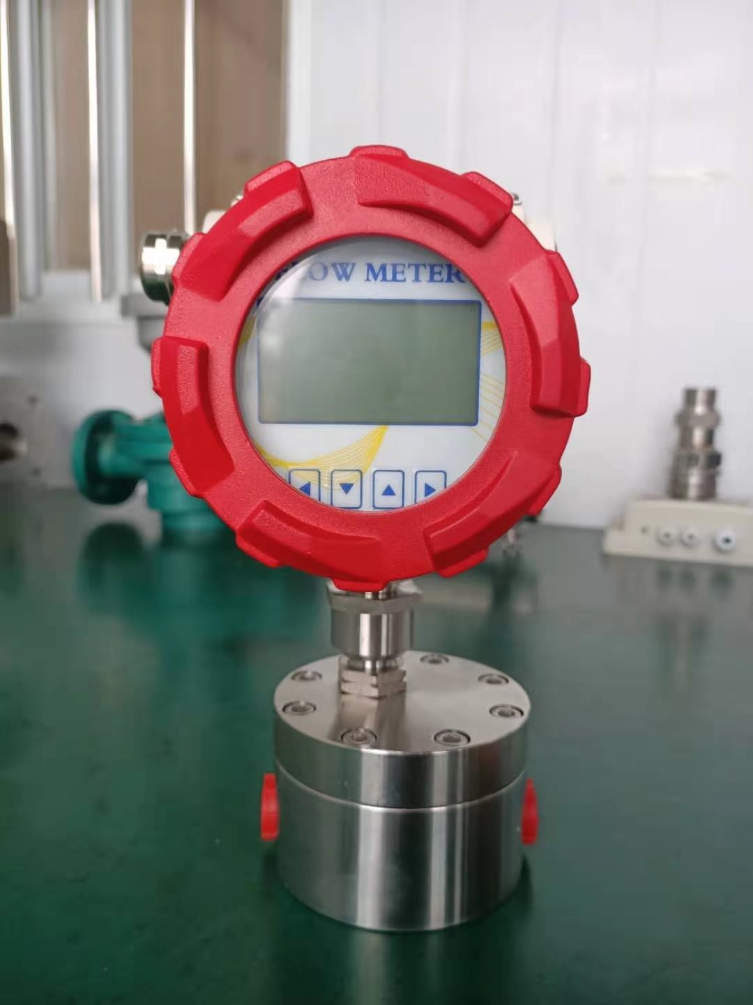 圆齿轮微小流量计汽油柴油液体水高压树脂胶水沥青高粘度法兰螺纹