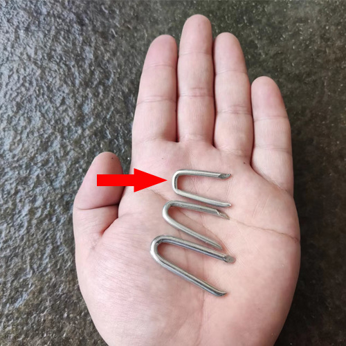 热镀锌木桩专用钉子骑马钉弯钉紧固钉u型钉洋钉铁钉v形钉两头尖钉