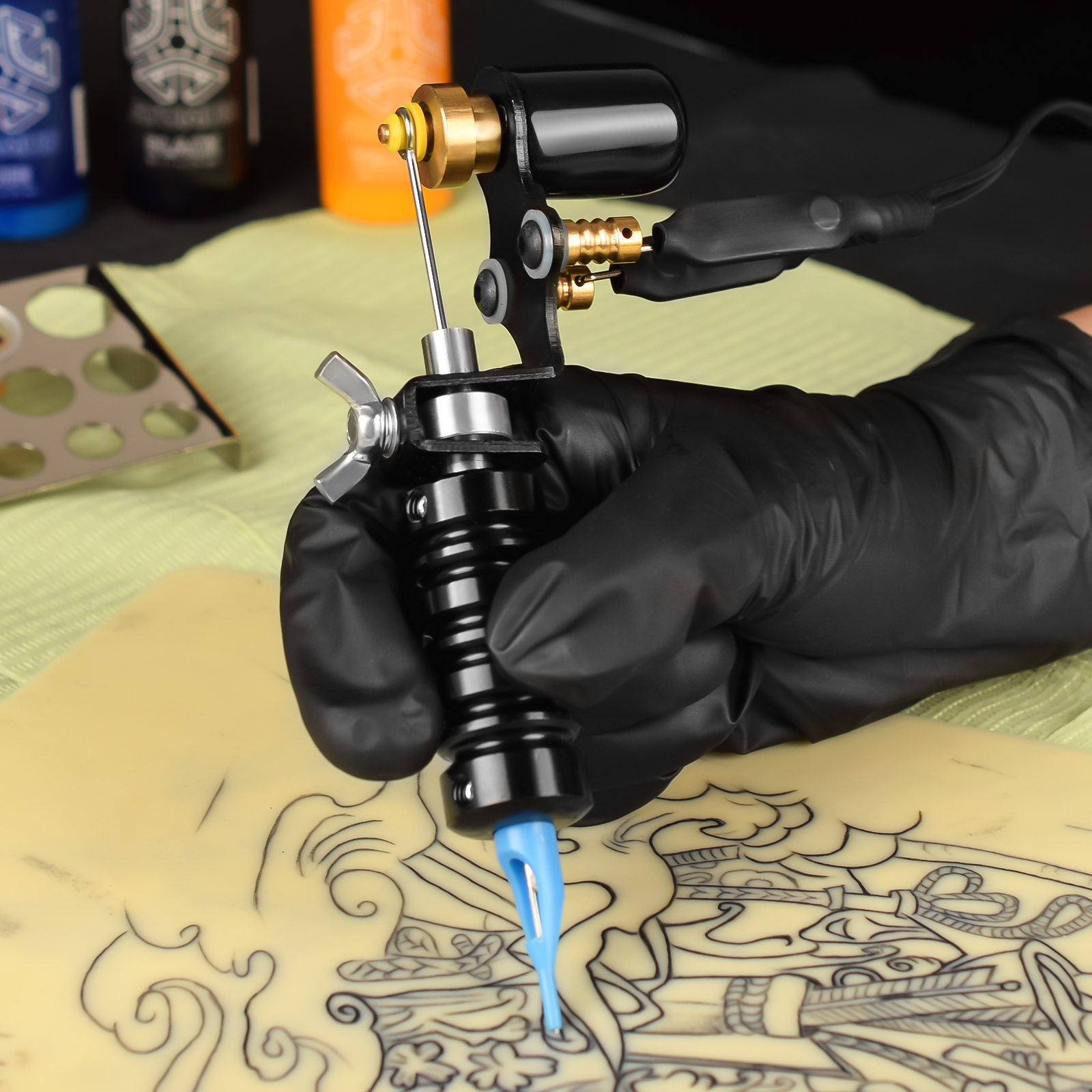 赛特斯单机马达纹身机 纹身机器器材马达机刺青纹身工具