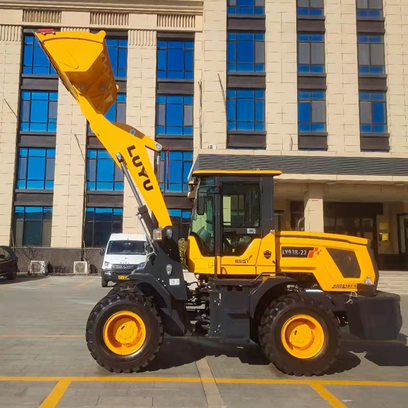 920型矮脚虎建筑装载机 养殖清粪抓草装载机 柴油液压四驱铲车