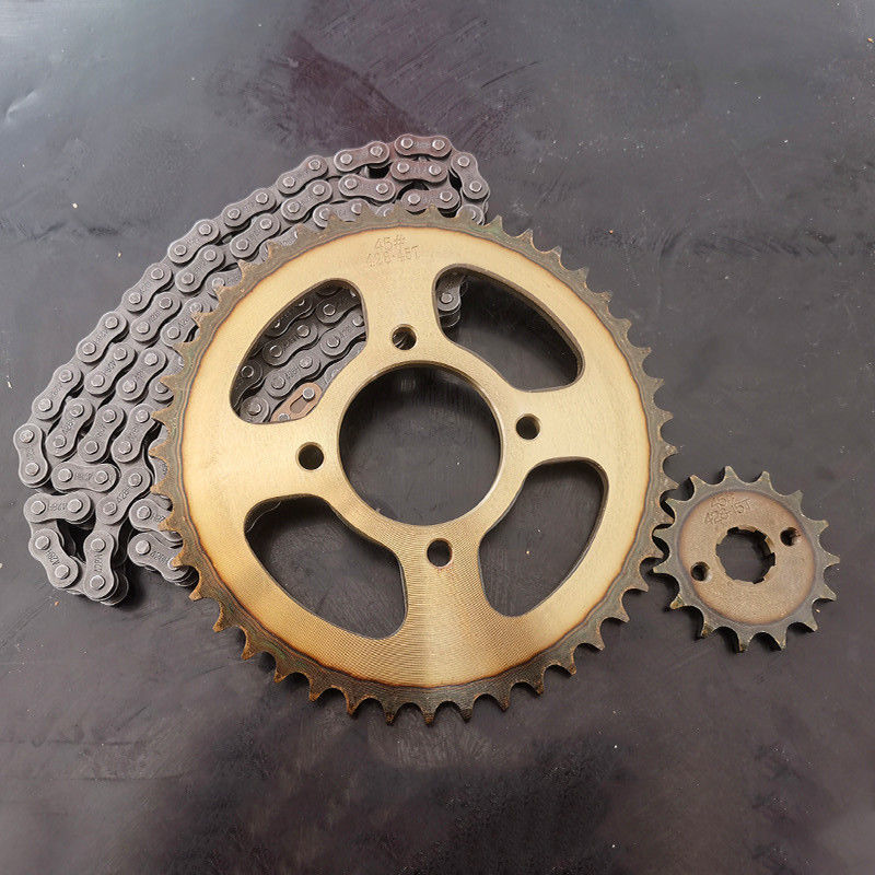 摩托车配件150/125太子车套链链盘链条三件套齿轮大全通用全套