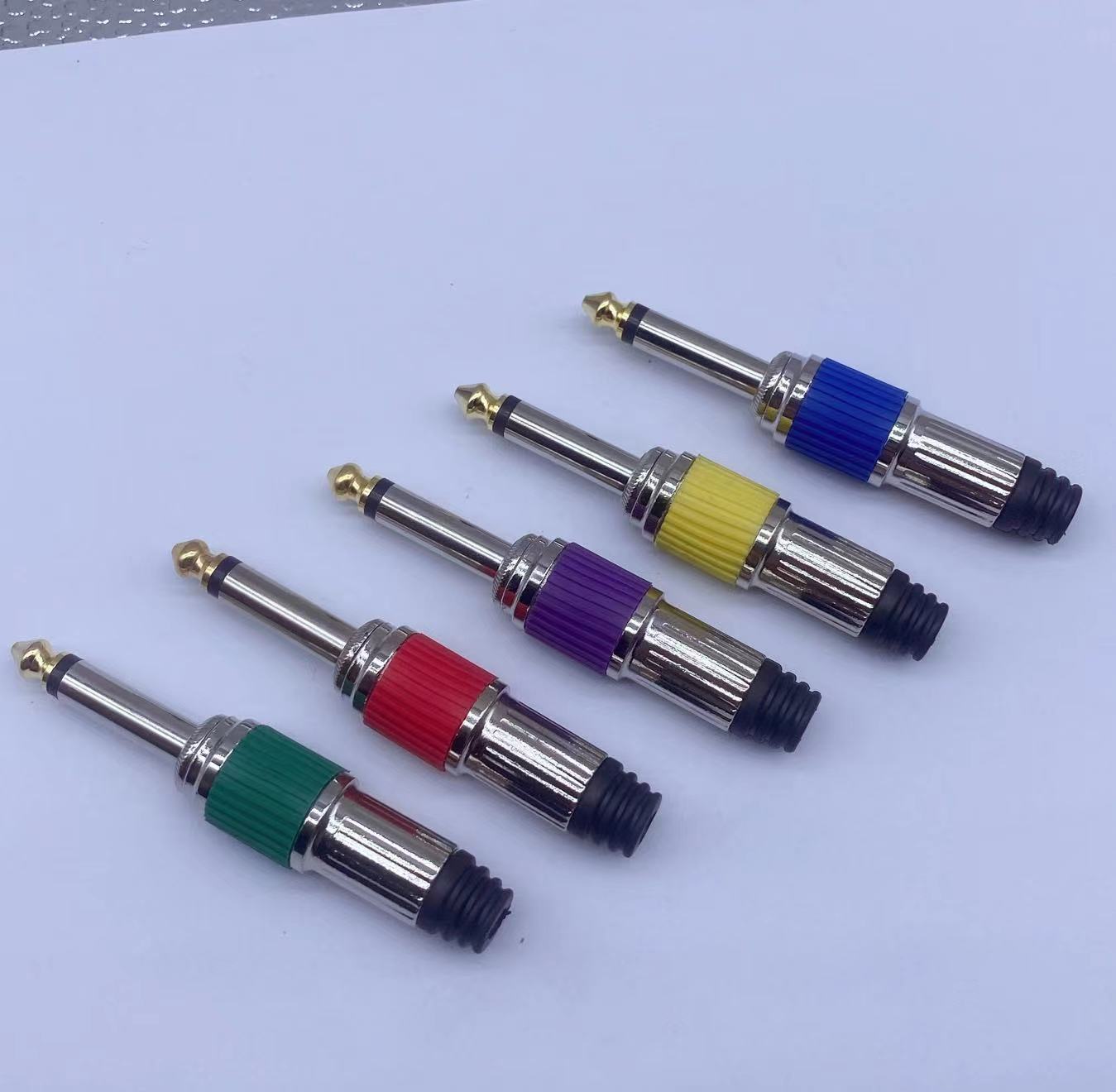 3单插音频插头 6.3音响插头 6.3焊线装配头 6.3麦克风插头