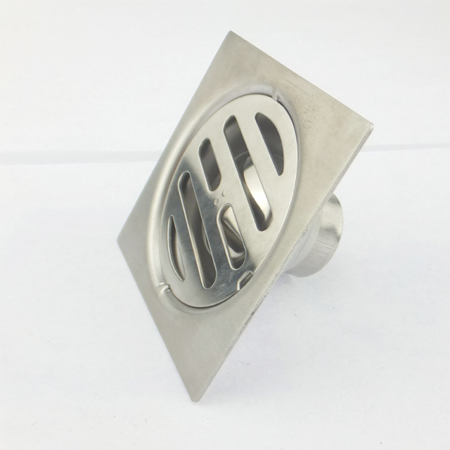 不锈钢地漏 3英寸直通小地漏防臭8x8cm dn40排水管隔臭2.5寸 批发