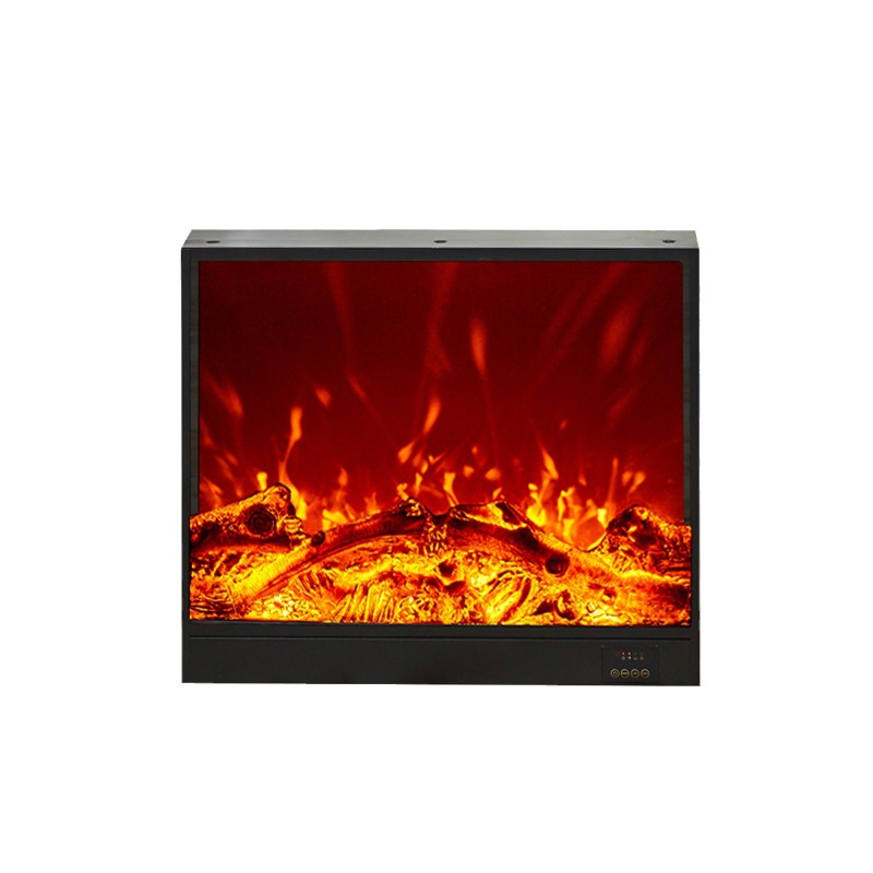 Electronic Decorative Fireplace Home Simulation Flame Wall-Mounted Embedded TV Cabinet Background Wall Fireplace Core Factory Customization