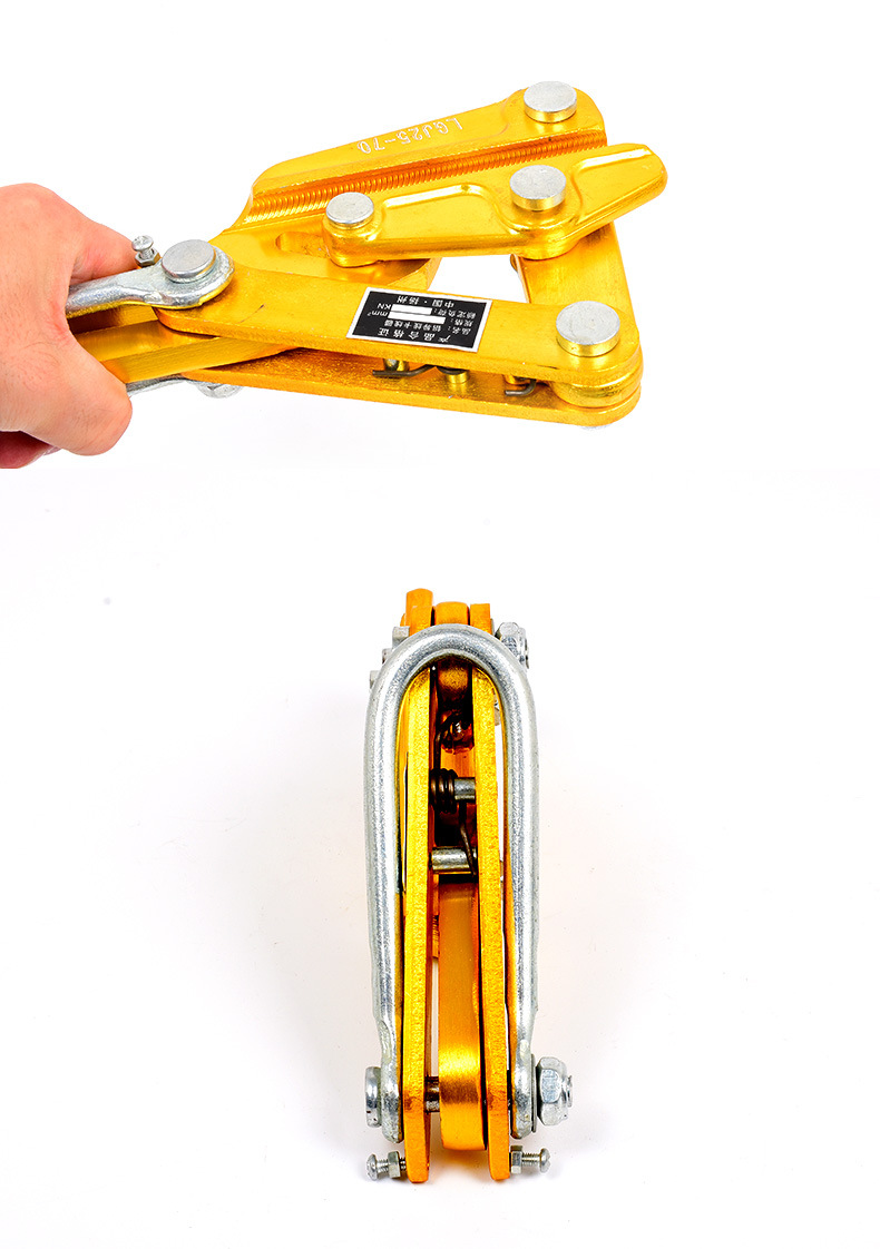 批发日式卡线器卡头夹线器 钢丝绳夹头拉紧器鬼爪