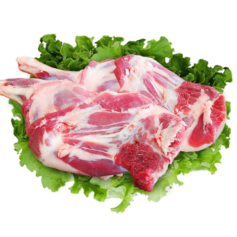 内蒙古草原新鲜现割羊腿肉论斤称散养羔羊羊前腿生羊肉商用食材