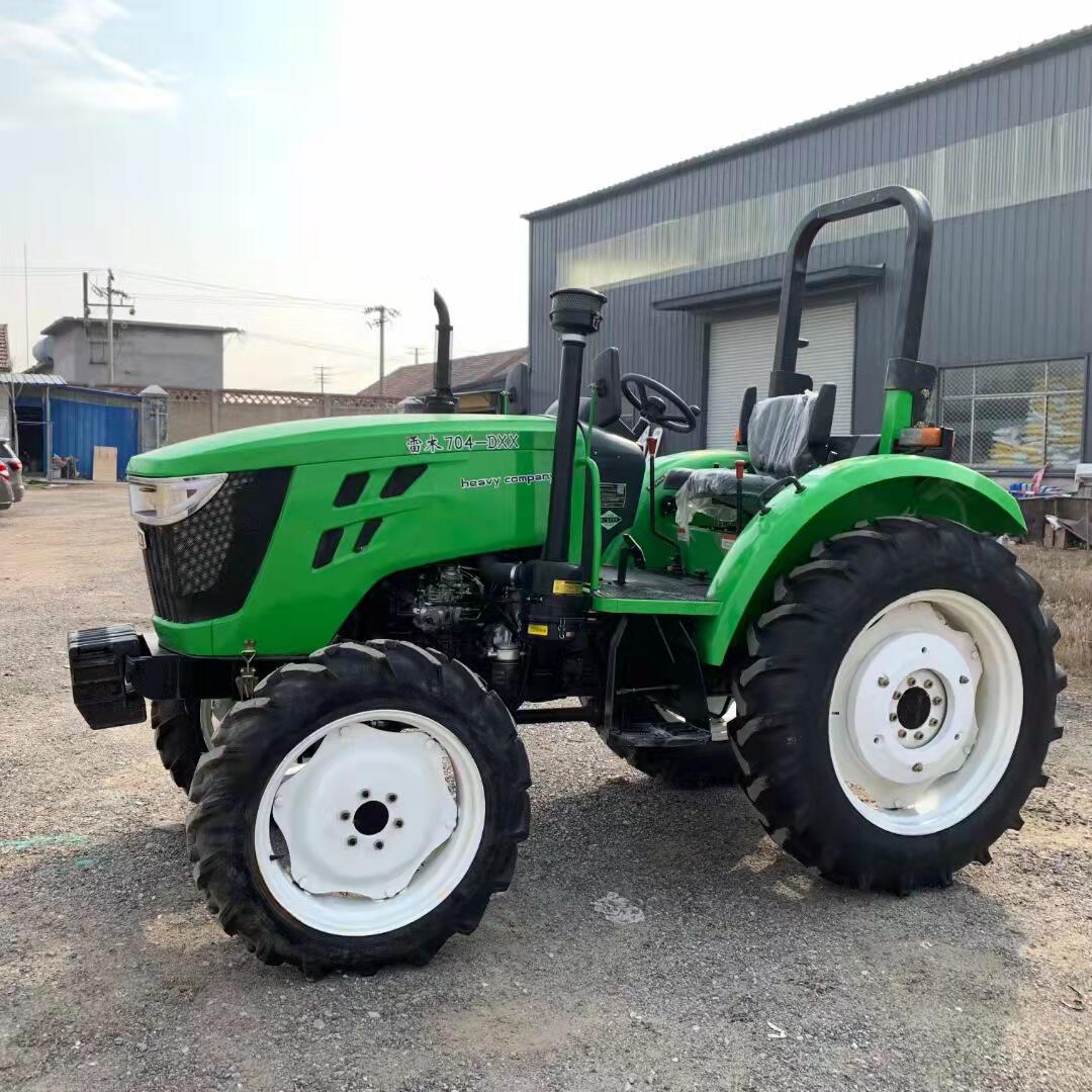 萨丁504四驱拖拉机水旱两用型耕地耕田机 电启动强压多路阀