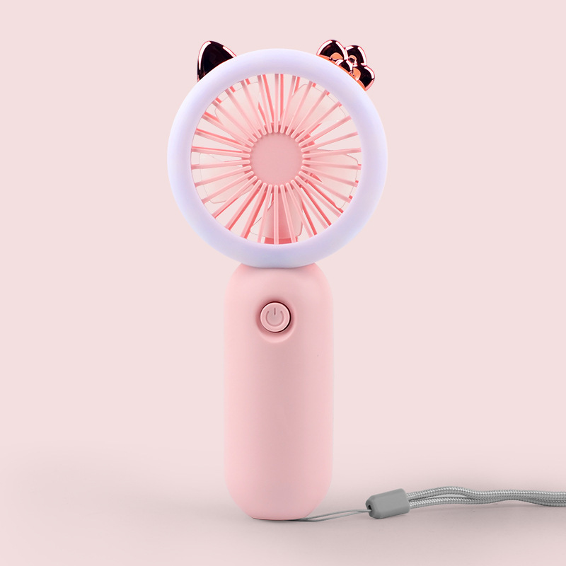 New Handheld Pocket Fan Usb Charging Lazy Desktop Mini Fan Portable Dormitory Home Gift