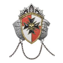 星辰铸造战锤40K黑色圣堂剑士兄弟会远征盾徽章胸针组