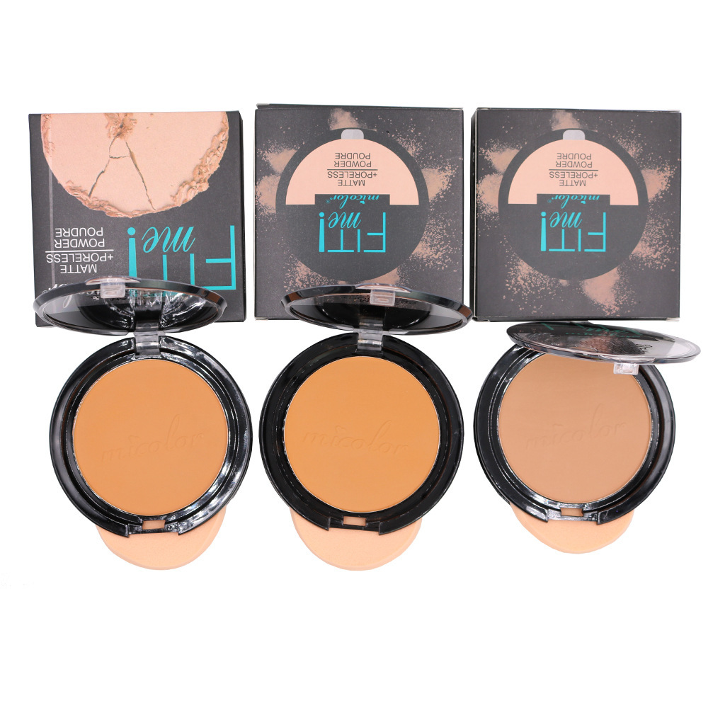 Foreign Trade Micolor3 Color Matte Deep Flesh Color Powder Makeup Shading Powder Concealer Makeup Set Factory Direct Sales