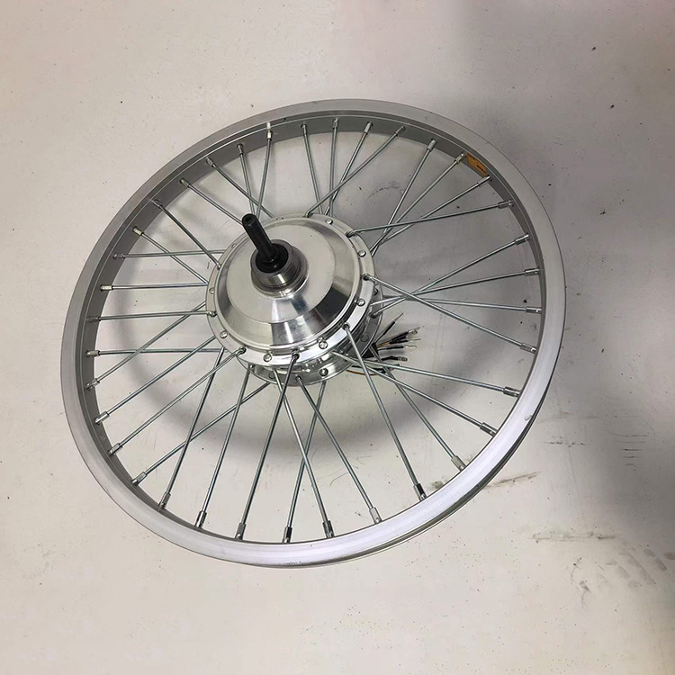 电动自行车配件后轮驱动20寸辐条轮高速电机350w48v/36v通用改装