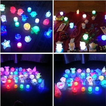 地摊套圈灯发光玩具七彩闪亮小夜灯变色儿童礼品夜市广场热卖货源