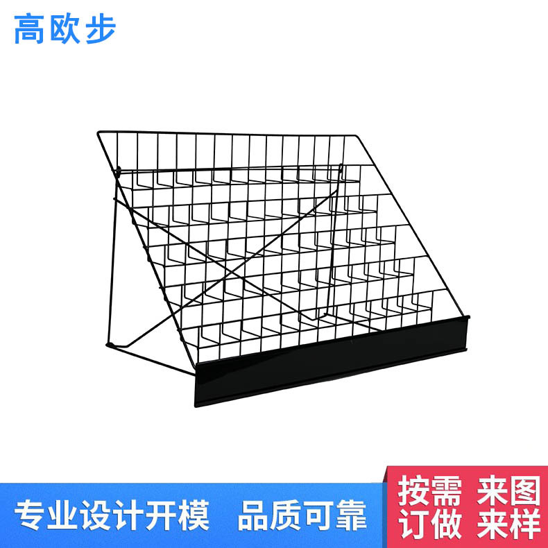 铁制六层可折叠书架商超书店图书展示家用摆台画册展架铁艺杂志架
