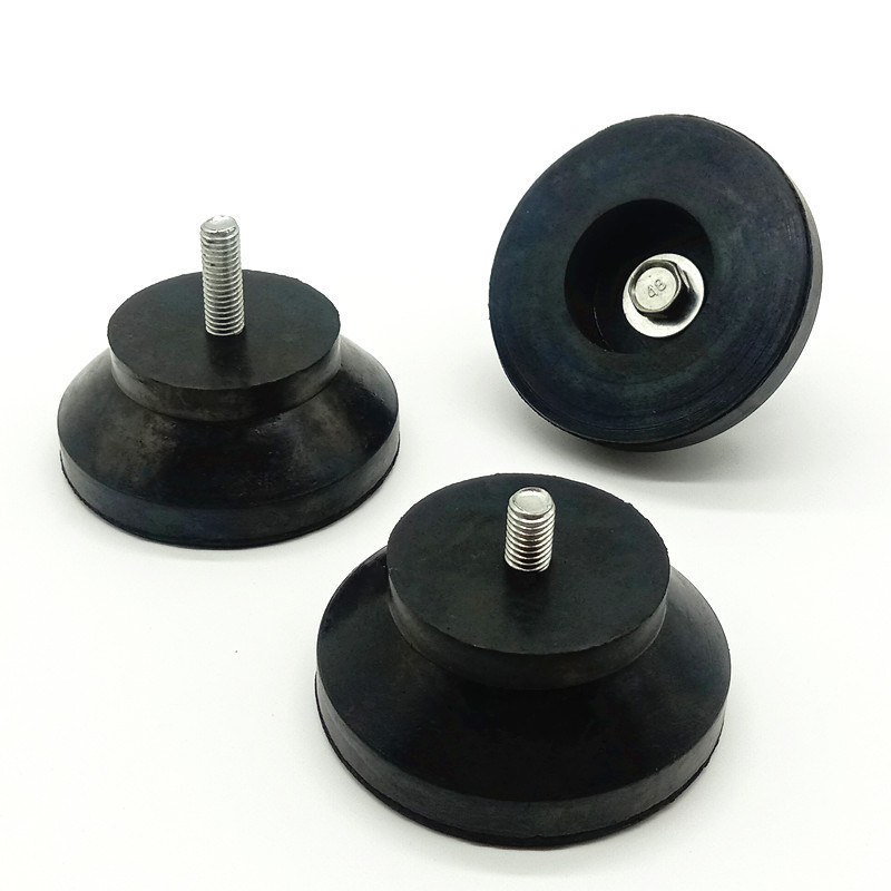 加工定制橡胶脚垫橡胶减震器防滑垫脚机械可调节脚橡胶螺丝脚垫