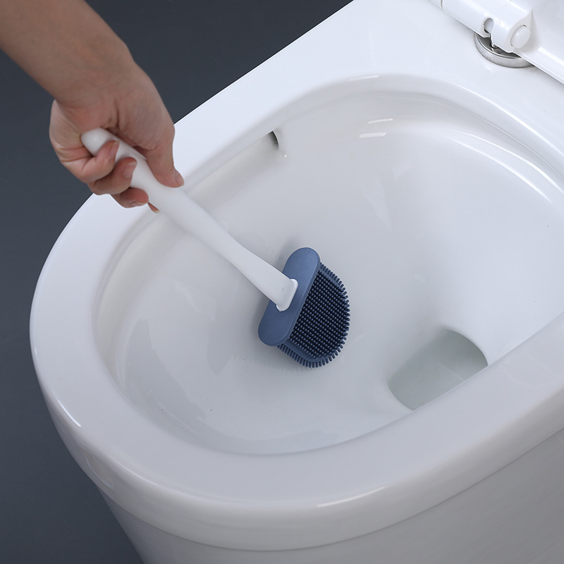 硅胶马桶刷无死角洁厕刷去污马桶刷子缝隙清洁刷壁挂式清洗刷套装