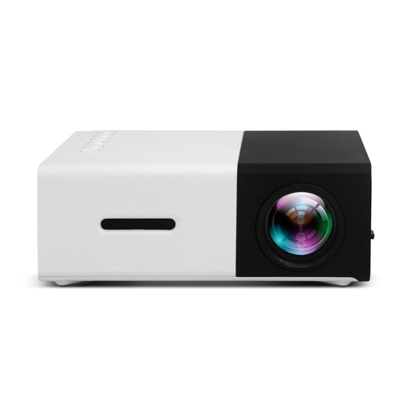2024 Hot Yellow White Yg300 Mini Projector Home Led Portable Small Projector High