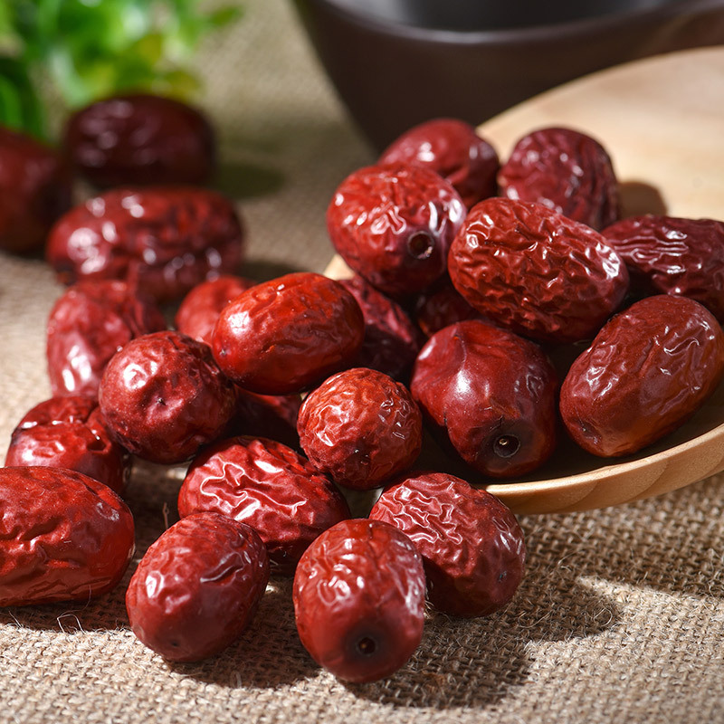 新鲜大红枣500g免洗大灰枣干休闲零食果干蜜饯枣干干果食品-阿里巴巴