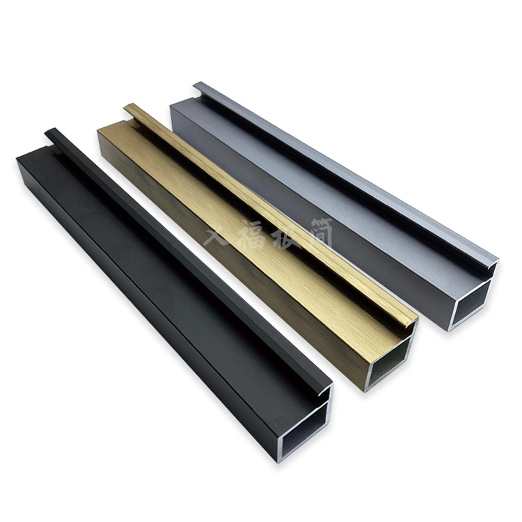 铝型材 窄边框型材 木柜玻璃门 极简玻璃衣柜推拉门铝材 20款型材