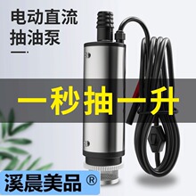 电动抽油泵柴油12v24伏通用便携小型车载抽油神器加油自吸油抽