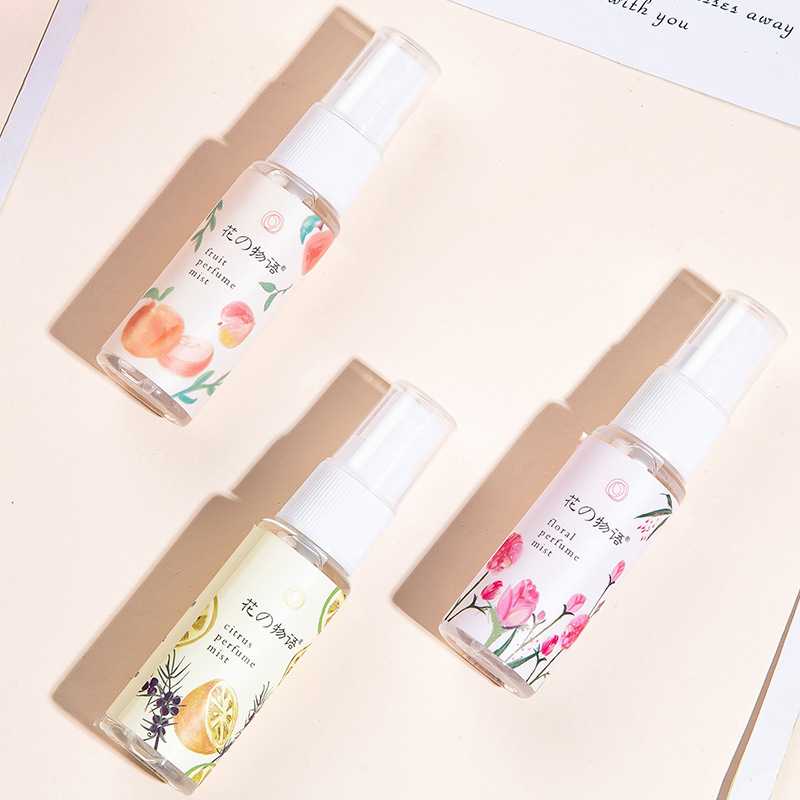 Flower Words Fresh Perfume for Women 20ml Long-Lasting Light Perfume Live Broadcast Student Fragrance Factory Direct Sales Foreign Trade