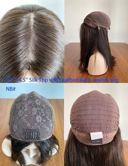 中东流行犹太头套递针顶全蕾丝欧洲发高级真人发头套源头工厂现货