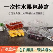 一次性透明带盖果蔬盒水果PET吸塑包装盒食品包装塑料打包盒定 制
