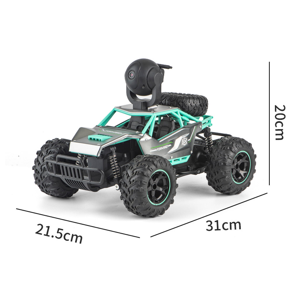 Cross-Border Alloy Camera Remote Control Car Full-Scale High-Speed off-Road Rock Crawler WiFi Camera Video RC Remote Control Car