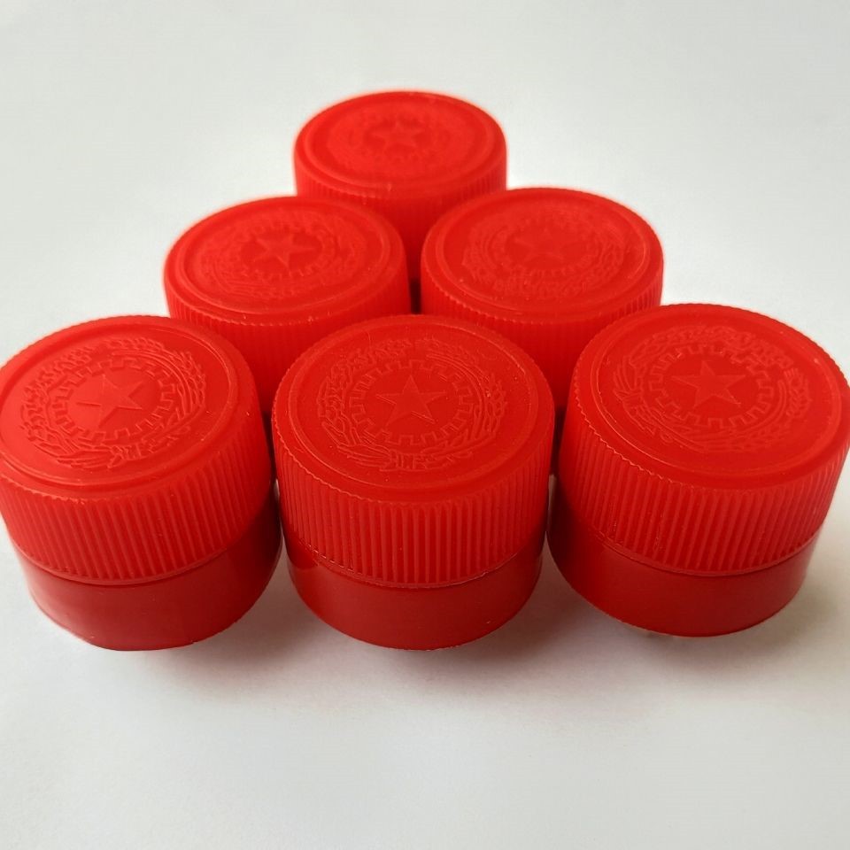 茅台镇酒瓶盖封口钳配件白瓷酒瓶红色铝塑封口双珠防倒灌酒盖用品
