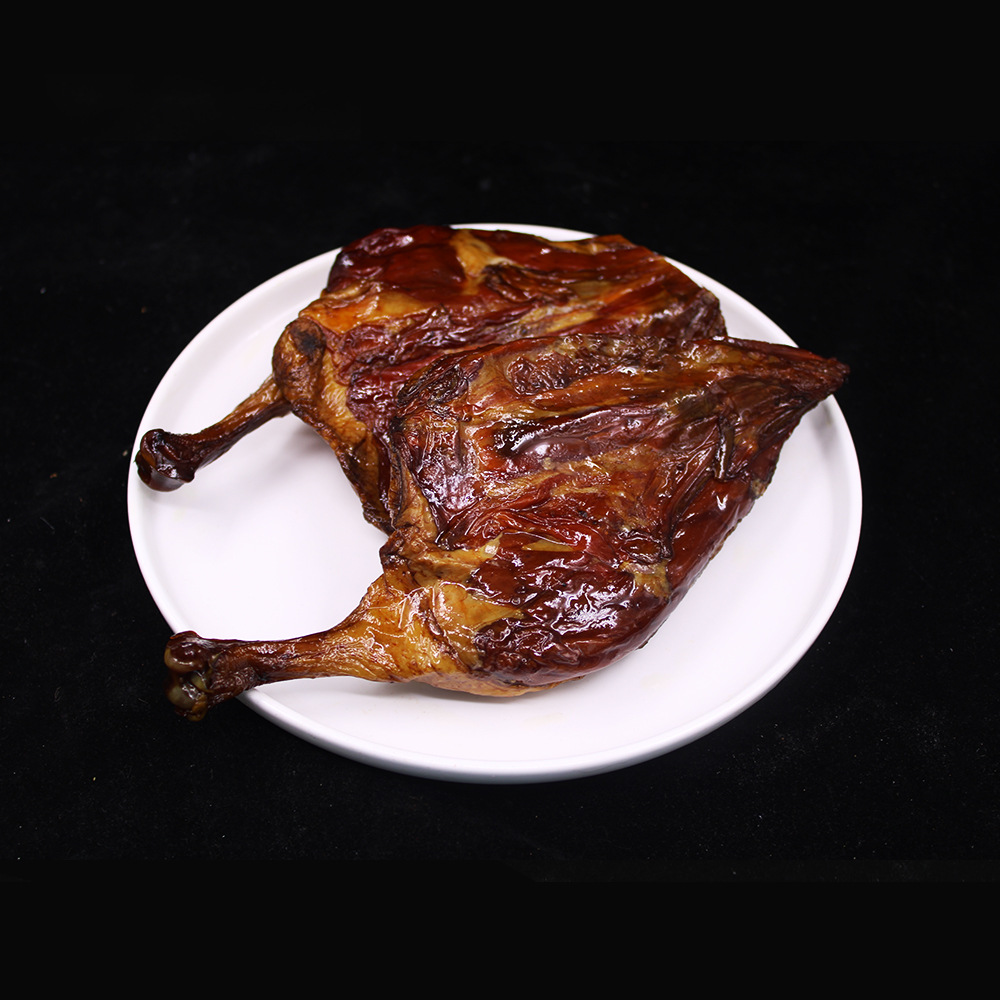 湘里佬腊鸭腿500g湖南农家特产柴火烟熏鸭肉湘西腊肉鸭肉食品美食