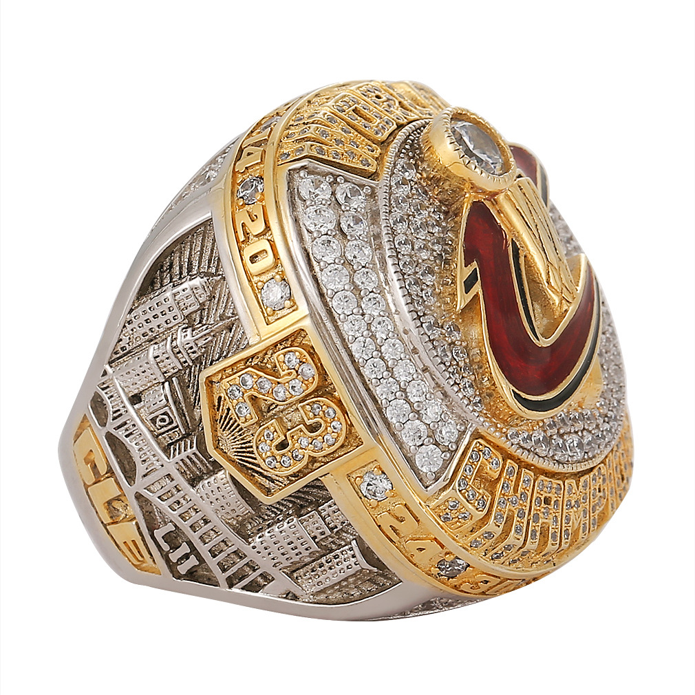 篮球nba2016年克利夫骑士队总冠军戒指詹姆斯mvp球迷男士指环