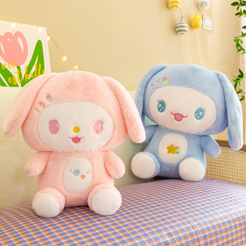 新款三丽鸥美乐蒂玉桂狗公仔抱枕毛绒玩具女生儿童礼品批发