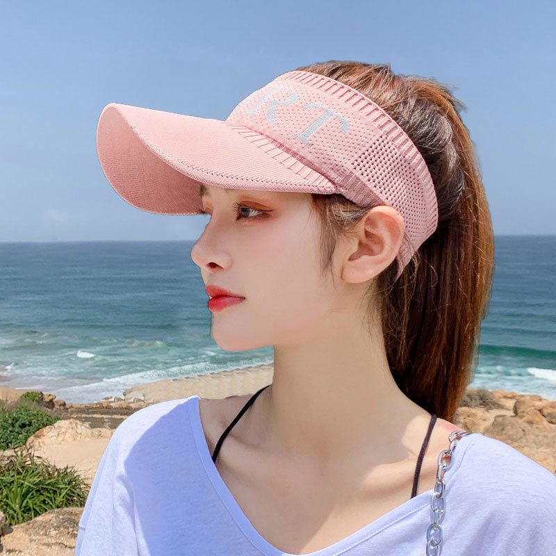 Topless Hat Women's UV Protection Wild Korean Outdoor Sports Sun Hat 2023 New Cover Face Baseball Peaked Cap